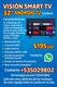 VISION Smart TV 32 Android 12 Cer0km $195 +5350291802 Moly